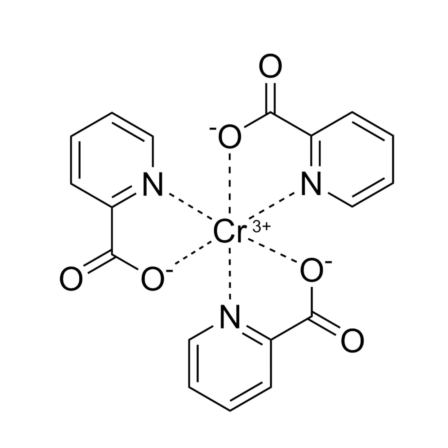 2 Chromium Picolinate - Maximum Daily Dosage 200 mcg- Two Ingredients